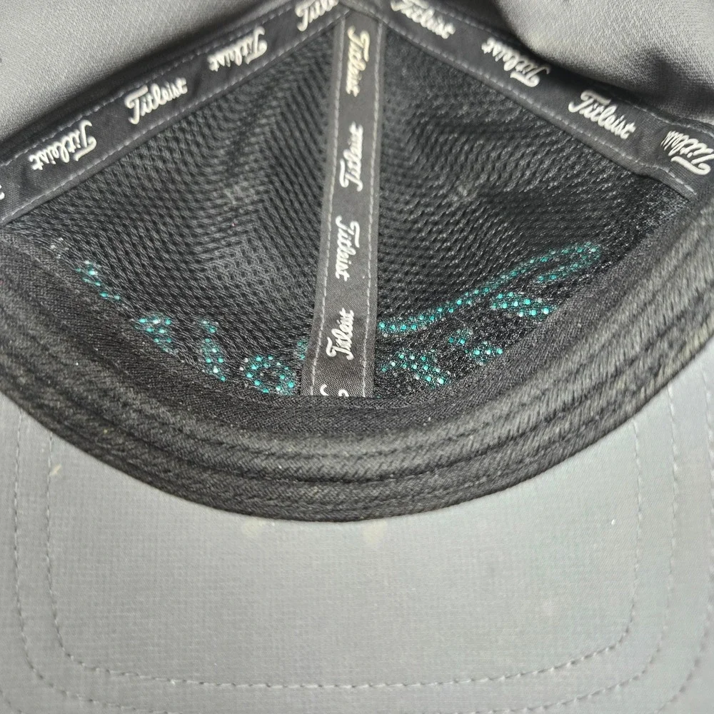 Titleist Golf Performance Hat Gray Teal Pro V1 FootJoy Adjustable Strapback Cap